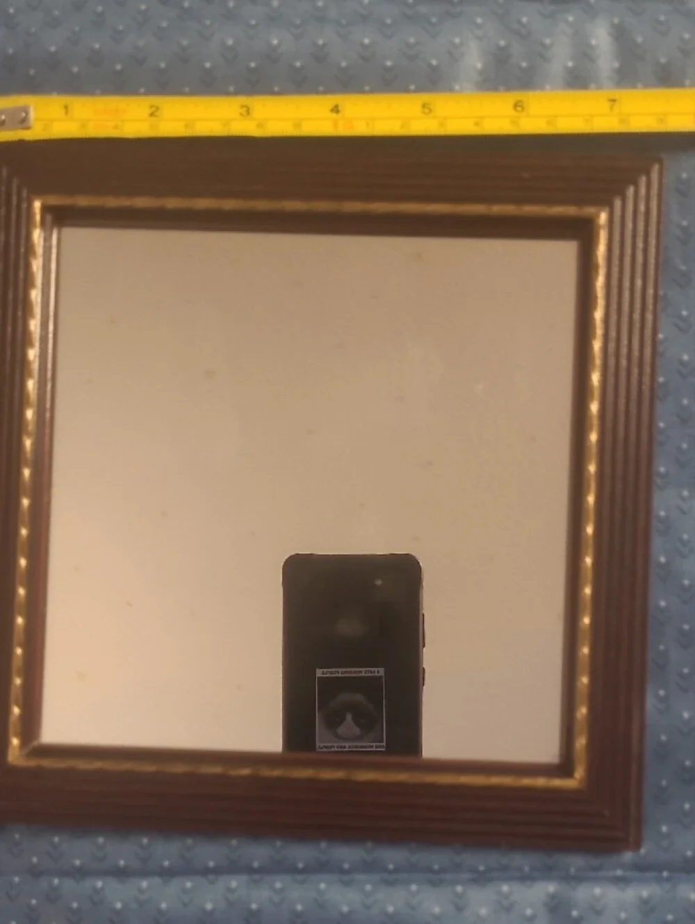 Home Interiors Brown and Gold Square Frame Pair